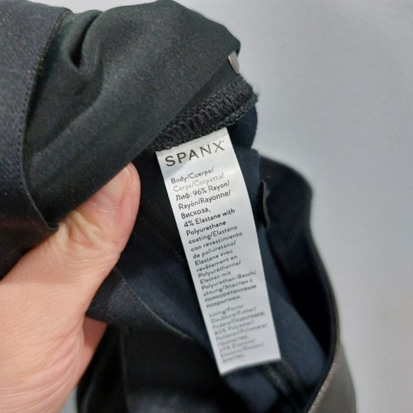 Spanx Faux Leather-Like Ankle Skinny Pants - Picture 8 of 8